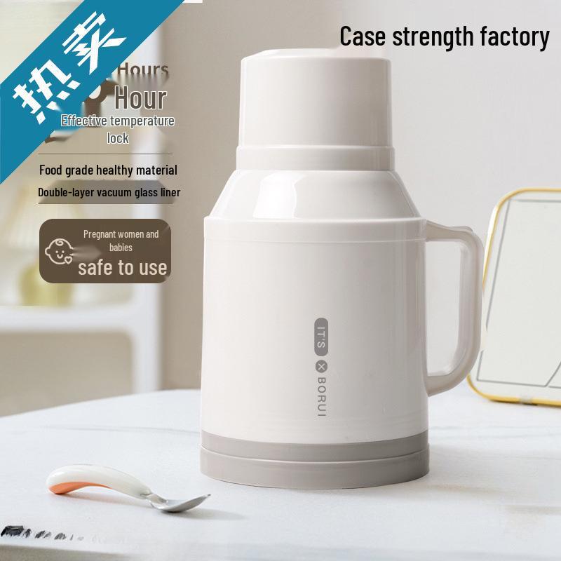 Compact Insulated Thermos Kettle for Hot Water - Vacuum Flask for Home & Office