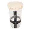Sourdough Starter Kit 24oz Glass with Spatula Cloth Cover Feeding Line Marker Temperature Marker Sour Dough Starter Jar