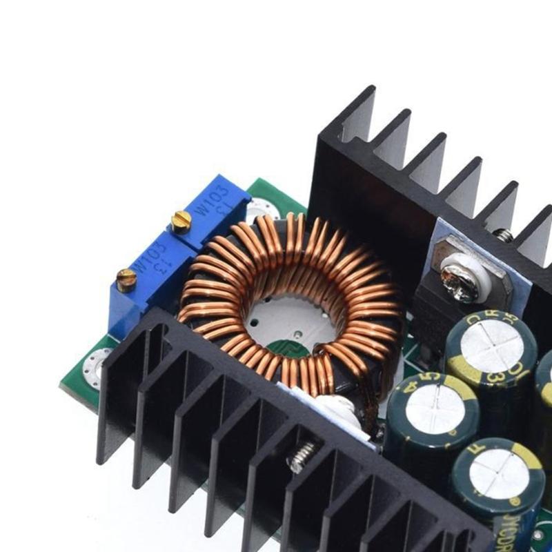 9A 300W DC5-40V to 1.2-35V Conversion with Intelligent Heat Regulation and Metal Construction