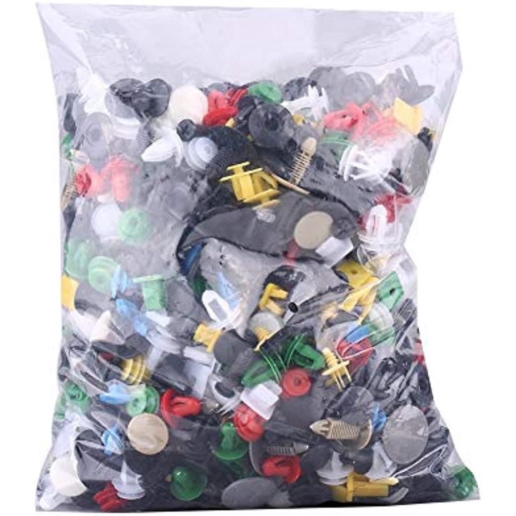 1000 Pcs Door Trim Panel Retainer Clip Assorted Plastic Car Door Trim Clip Bumper Fastener Retainer Rivet Push Pin Kit
