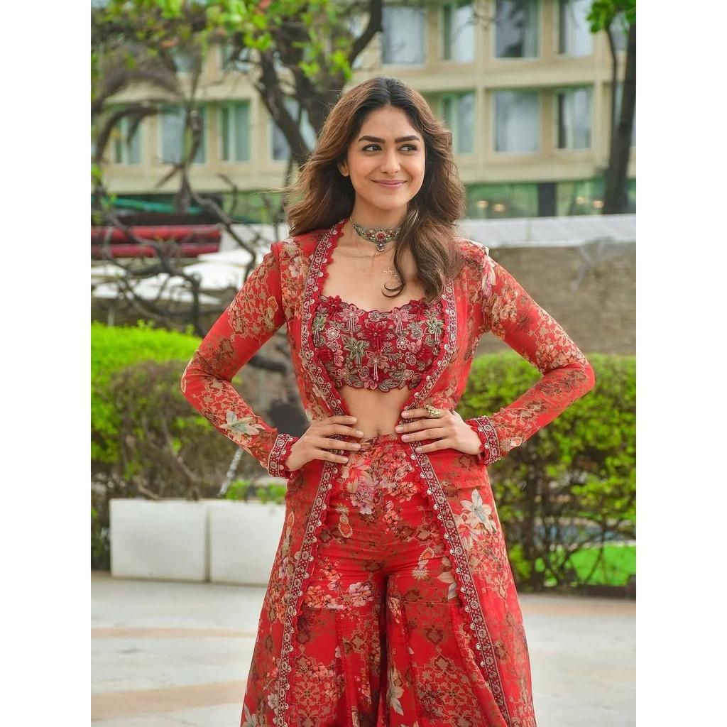 Launching New  Bollywood Indo Western Koti Plazo & Blouse Collection*