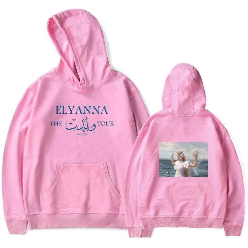Elyanna Hoodie The Woledto Tour Merch Men/Women Unisex Long Sleeve Sweatshirt Hooded Fashion Streetwear