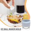 Ice Ball Mold Icy Maker For Cocktails Slow Melting Ice Ball Mold For Whiskey Beverage Fridge Home Travel Coffee Drinks