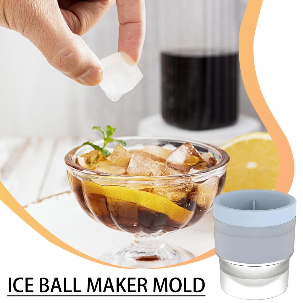 Ice Ball Mold Icy Maker For Cocktails Slow Melting Ice Ball Mold For Whiskey Beverage Fridge Home Travel Coffee Drinks