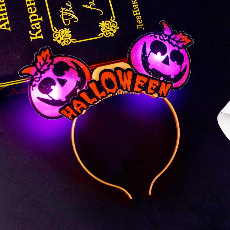 Halloween Luminous Bracelet & Skull Light Gift Set for Kids and Adults