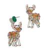Creative Christmas Day Stud Earrings Female, Personalized Autumn And Winter Elk Christmas Tree Ear Ornaments