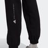 Adidas Logo Bündchenweite Lockere Jogginghose Damen Unterteile Schwarz HD9055