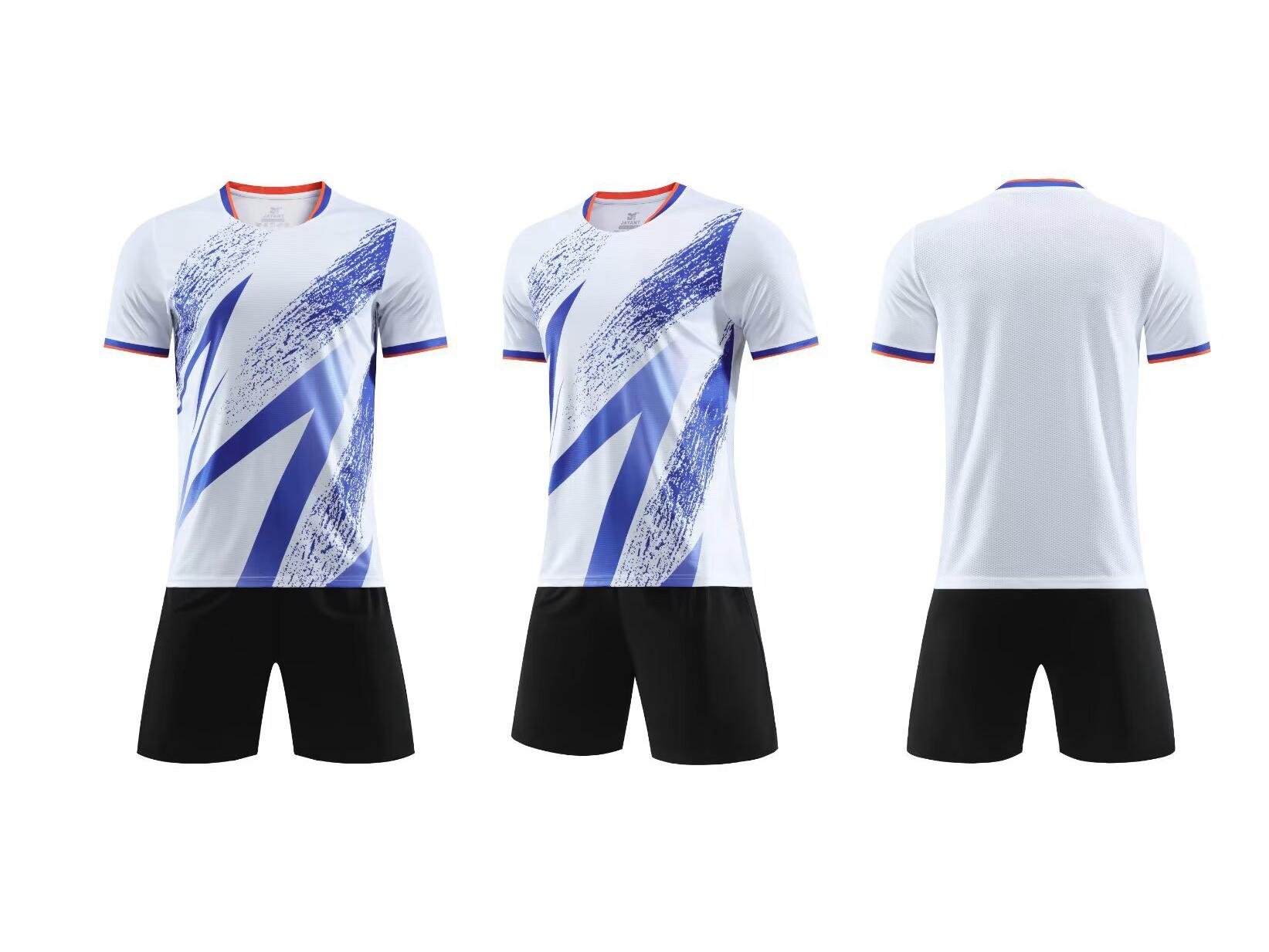 

Unisex Football Jersey Set XS-4XL: Summer Training & Competition Uniform M білий