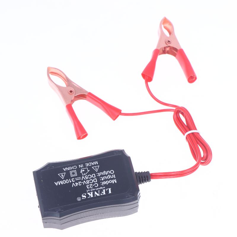 1 Adet 12V 24V'dan 5V'a 3 USB Portlu Güç Adaptörü Pil Klipsli Cep Telefonu Şarjı İçin Acil USB Gücü Yüksek Verimlilik