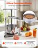 Fruit Wine Press, 0.8 Gallon/3L, Stainless Steel Manual Juice Maker with Powerful T-Shaped Handle, Juice Making for Apple/Grape/Orange/Berry,