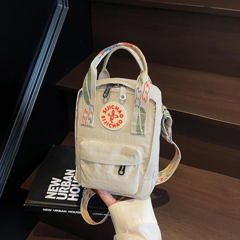 Mobile phone bag women's mini small bag small satchel travel light leisure messenger bag women's summer student canvas bag