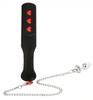 Paddle with Chain and Spank Plug 30cm - Correct Me - Whips, Crops & Feather Dusters