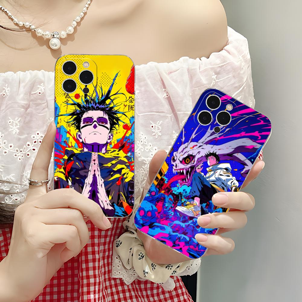Jujutsu Kaisen Yuta Okkotsu Phone Case for iPhone 17 16 15 14 13 12 11 X XR XS Air Pro Max Plus Mini Clear Colorful Cover Pretty