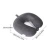 1pc Travel Pillow Neck Pillow Airplane Pillow Traveling Car Home Office Travel Neck Flight Pillow Snap Strap Soft Cover