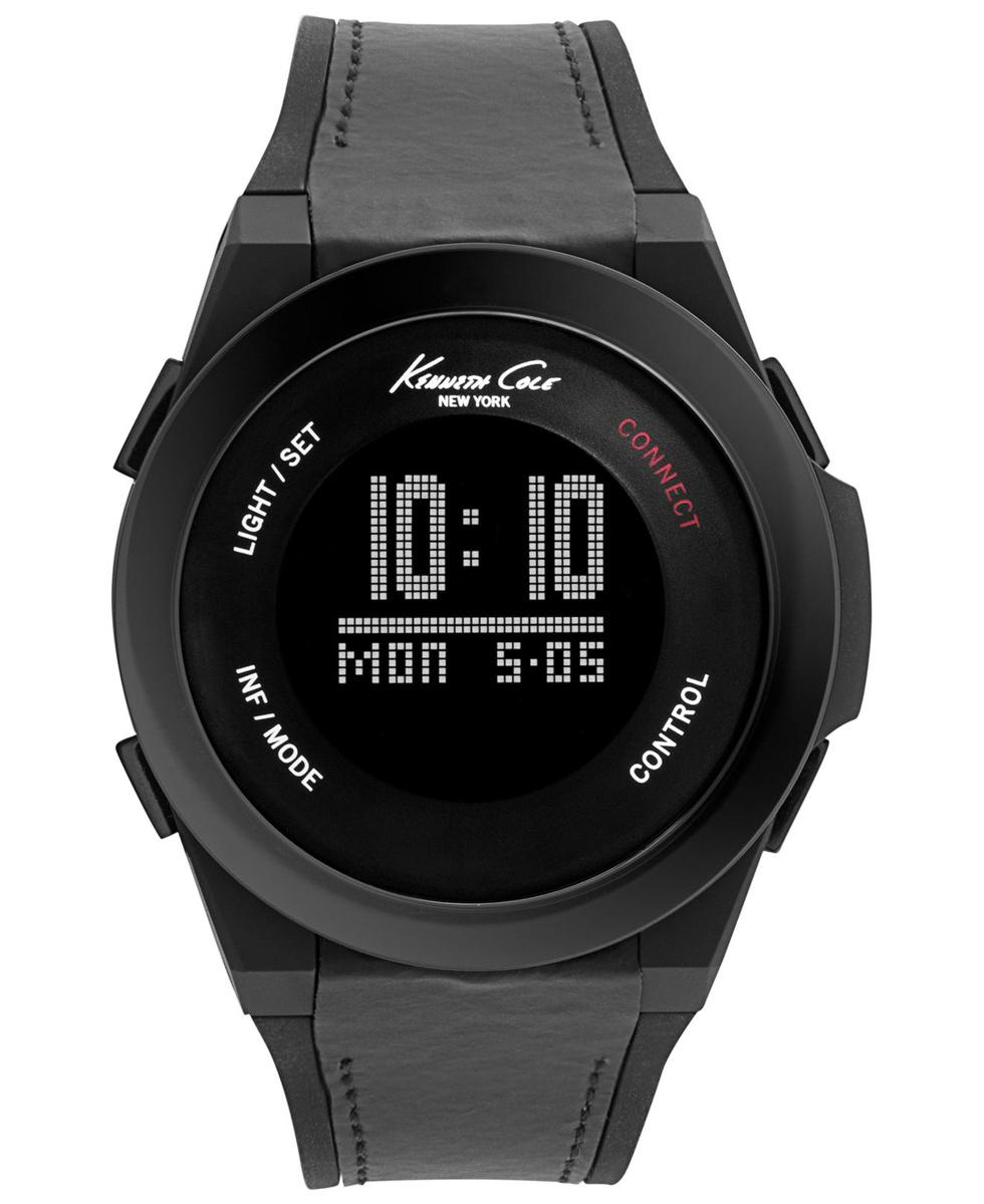 Super Merchant Horloge Kenneth Cole 10022805. Kwarts, Kleur Zwart. Man.