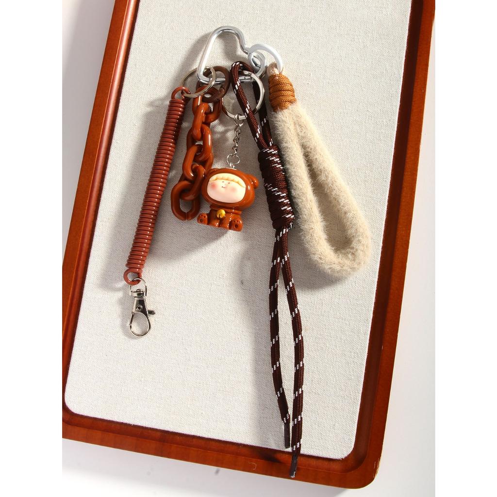 Korean popular cartoon bear Lilith woven rope bag pendant pendant mobile phone lanyard accessories small gift