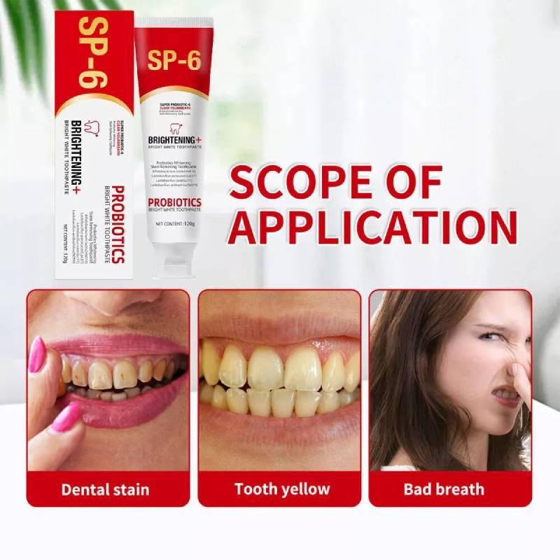 Premium Yilest Sp-6 Probiotic Whitening Toothpaste For Stain Removal And Fresh Breath
