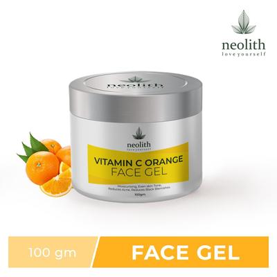 Witamina C Pomarańczowy żel do twarzy - peeling żelowy, Kontrola sebum, Nawilżanie, Odświeżanie, Chłodzenie, Nawilżanie, Rozjaśnianie skóry, Nabłyszczanie | 100 gramów