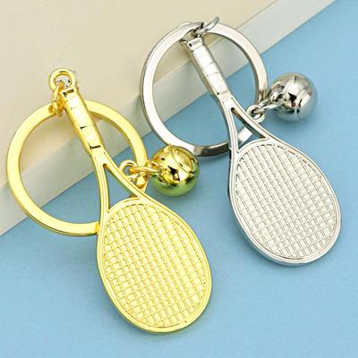 Tennis Keychain Tennis Racket Ball Keychain Sport Split Keychains Exquisite Lightweight Metal Cute Keychain For Tennis Sport