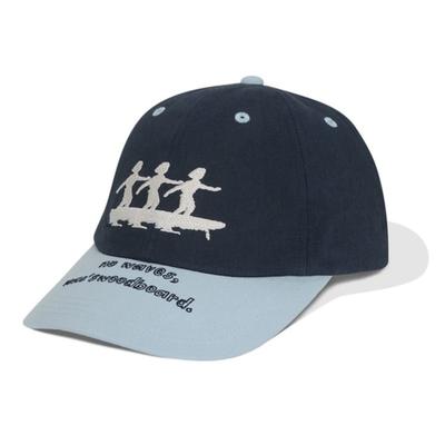 MAGOODGAN Headwear 9318 Surfer Navy Two-tone Cotton Ball Cap