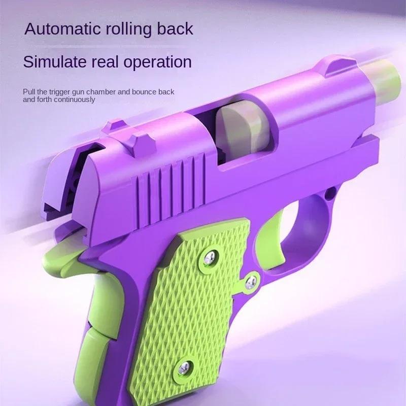 Non-Toxic Mini 1911 Children'S Toy Guns Model 3D Gravity Printing Fidget Toy For Kids Adults Stress Relief Toy Children Decompression Gift