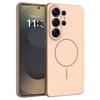 Suitable for Galaxy S25Edge Anti-drop Skin Feeling Mobile Phone Case Magnetic Suction S26Ultra Fine Hole Protective Case