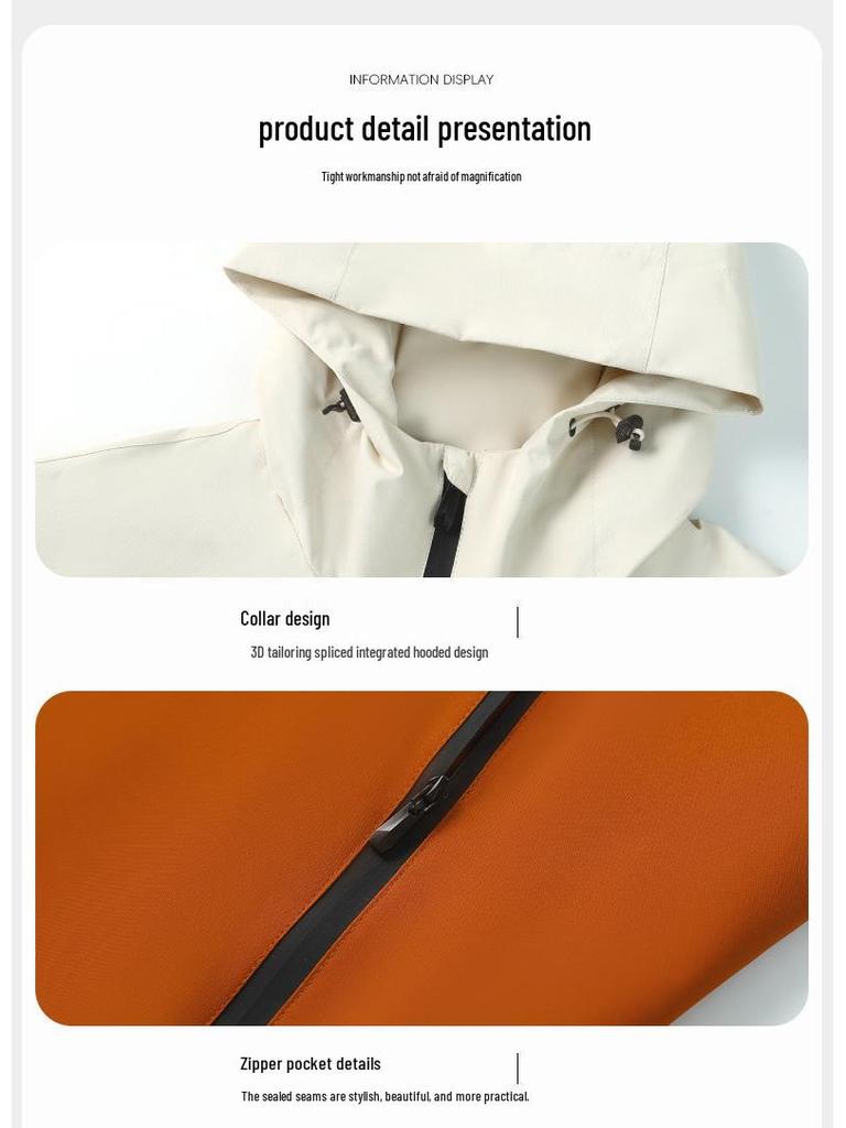 Men's Custom Logo Anti-Static Thickened Windproof Work Jacket for Autumn and Winter