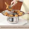 304 Stainless Steel Oil Control Tray with Side Rack for Fried Food and Skewers