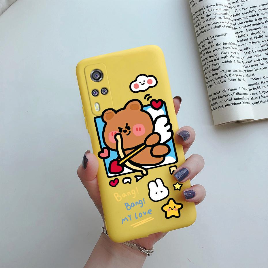 

Phone Case For vivo Y31 2021 Cute Cartoon Astronaut Soft silicone Back Cover For Vivo Y51a Y51 2020 December Y51 A VivoY31 Funda Vivo Y51A 2021