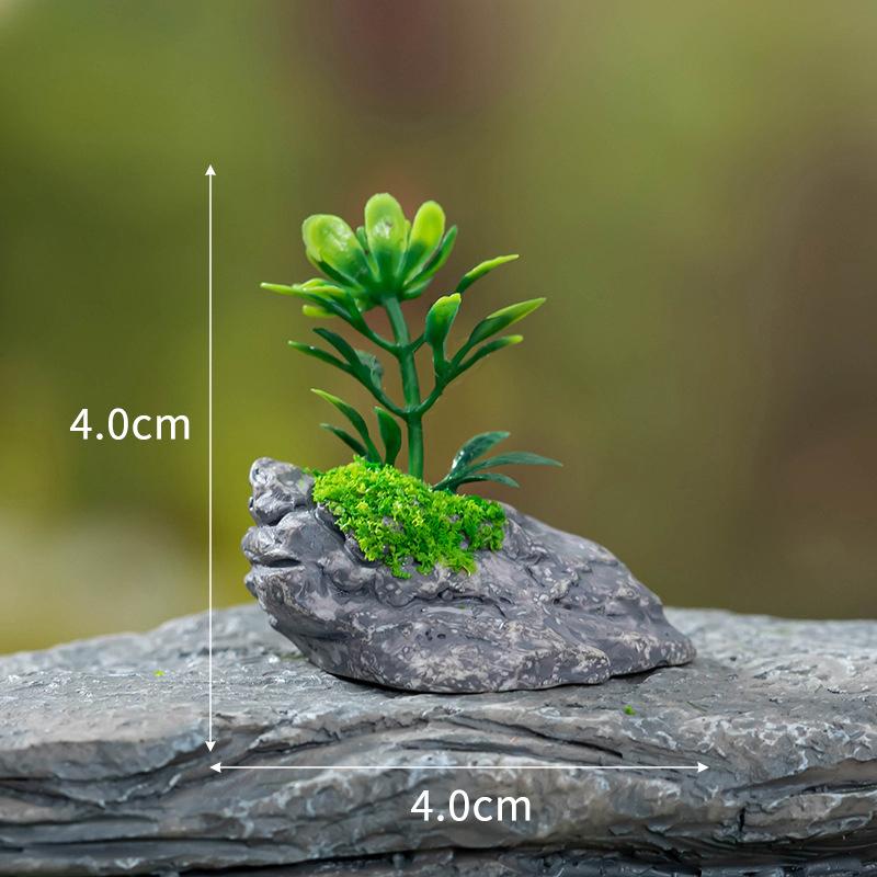 Domeček pro panenky Mini Simulovaný model zelených rostlin Diy Domeček pro panenky Domácí zahrada Venkovní výzdoba