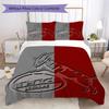 FC KÖLN Muster Bettwäsche Steppbett Set Bettbezug Kissenbezug Heimdekoration Geburtstagsgeschenk (1 Bettbezug + 2 Kissenbezüge (ohne Füllung))52