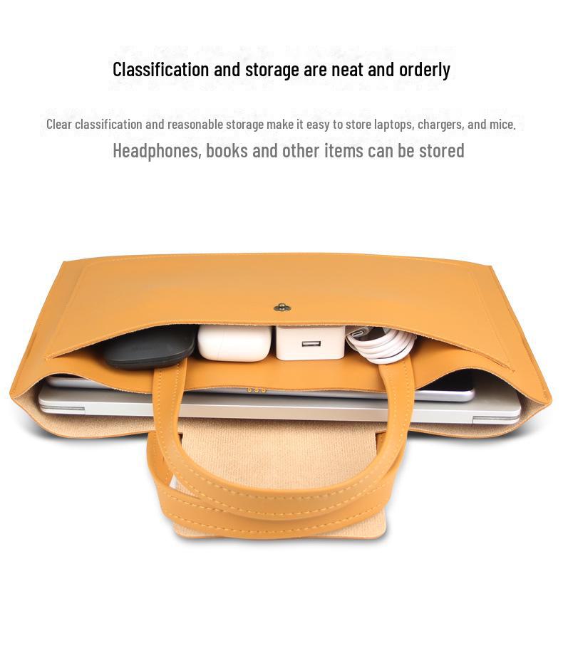 Laptop-Handtasche für iPad, 14" Apple MacBook, Lenovo, Huawei - Aktentaschen-Stil