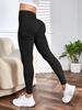 European and American Popular Seamless High Waist Hip-Lifting Yoga Pants with Abdomen Control