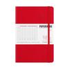 PAPERIDEAS Infinite A5 Size Hardcover DIY Weekly Vertical Planner (Red)