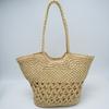 New Hollow Shoulder Straw Bag Zipper Holiday Handwoven Bag Large Capacity Tote Bag Women's Holiday Beach Bag
