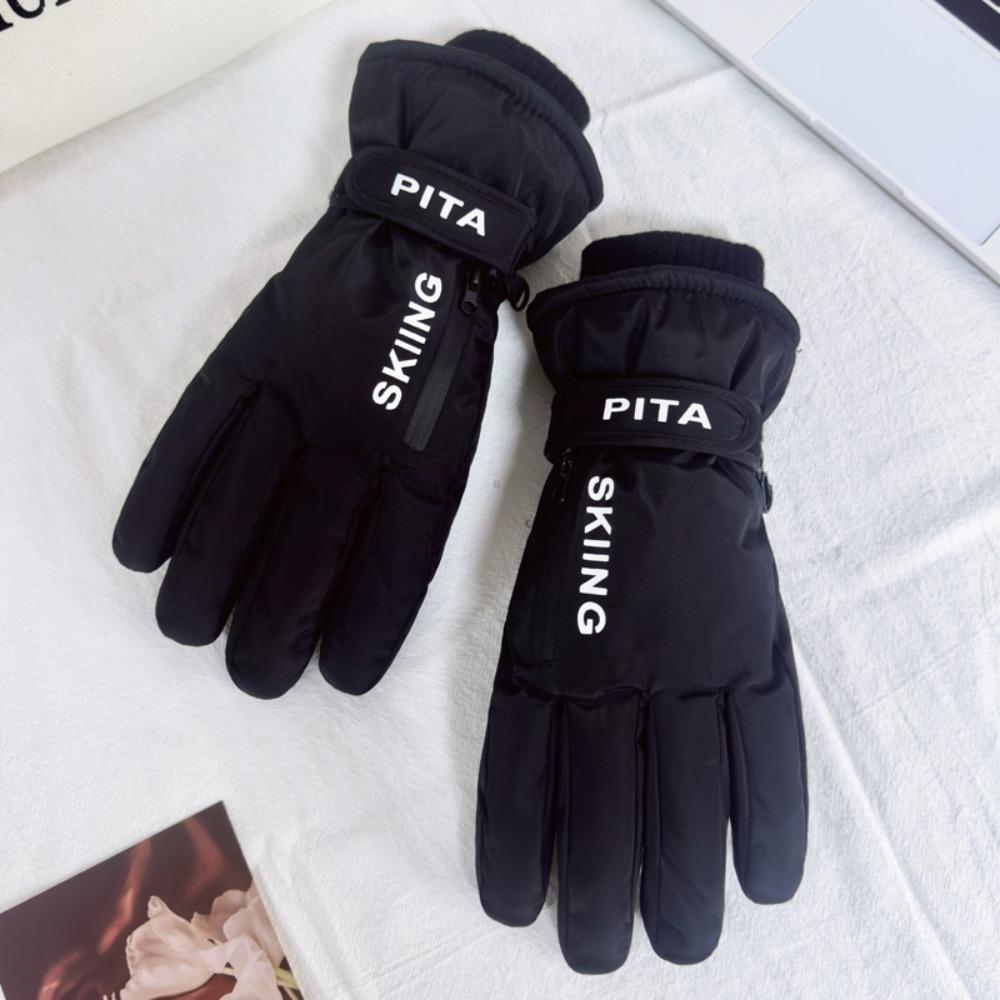 Warm halten Warme Skihandschuhe Touchscreen Winterfäustlinge Neue Verdickte Thermohandschuhe Frauen Mädchen