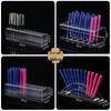 Acrylic Pen Display Stand: Multi-Tiered Desktop Holder for Stationery