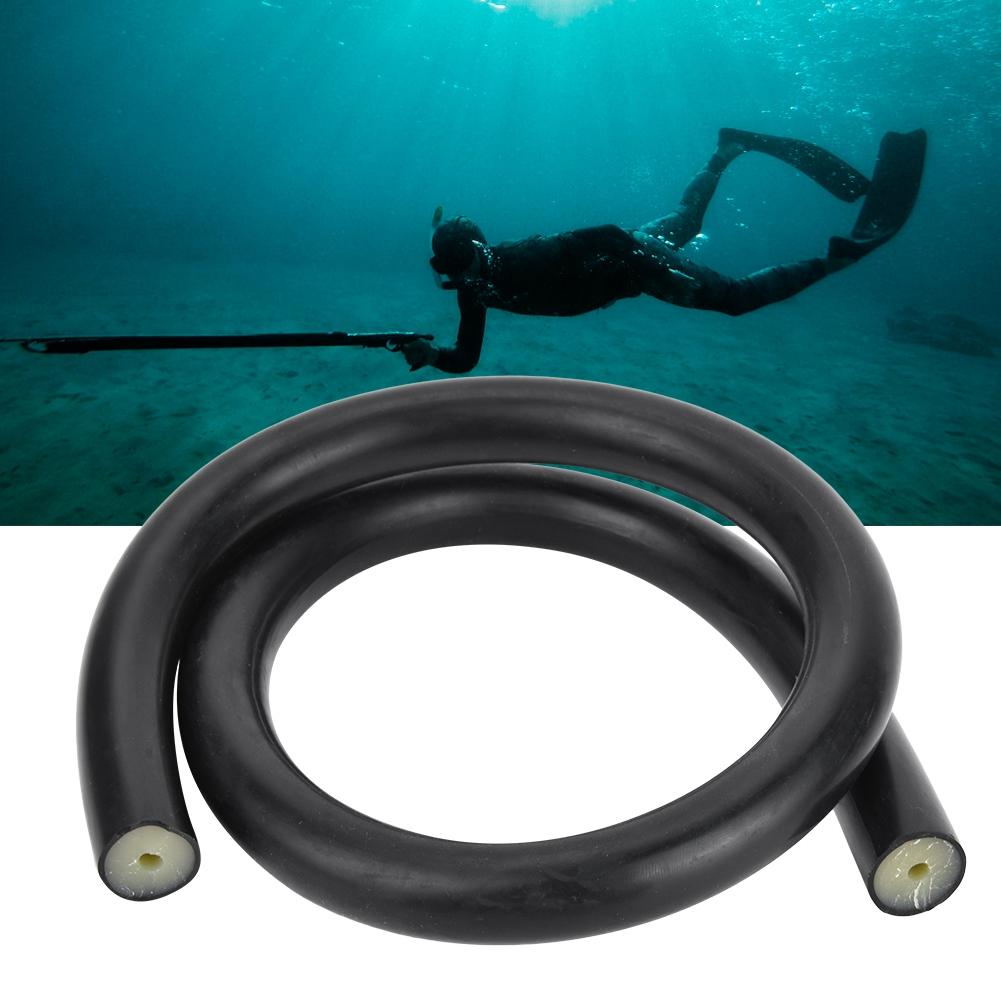 3*16MM Black Speargun Band Sling Rubber Diving Tube Natural Latex Tubing (50cm)