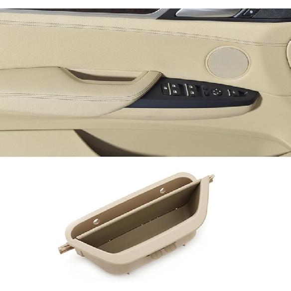 Jaronx For BMW X3 X4 Door Armrest Cover, Driver Side Door Armrest Handle Storage Compartment Cover Container Storage Box(Fits:BMW X3 F25 2010-2016,X4
