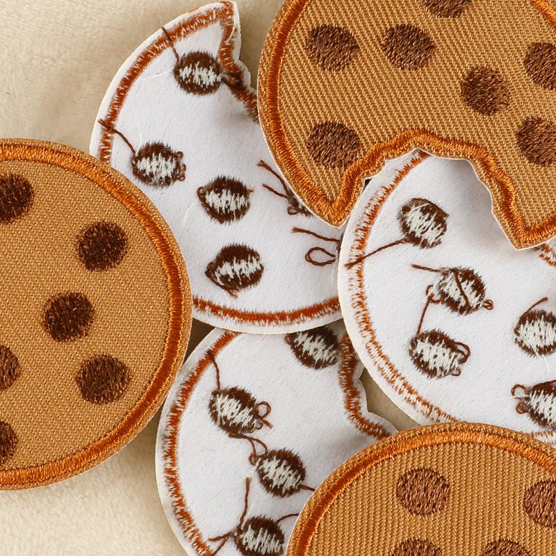 Cookies Clothes Patches Clothing Accessories DIY Cloth Logo Embroidery Shoes and Hats Accessories Cloth Stickers