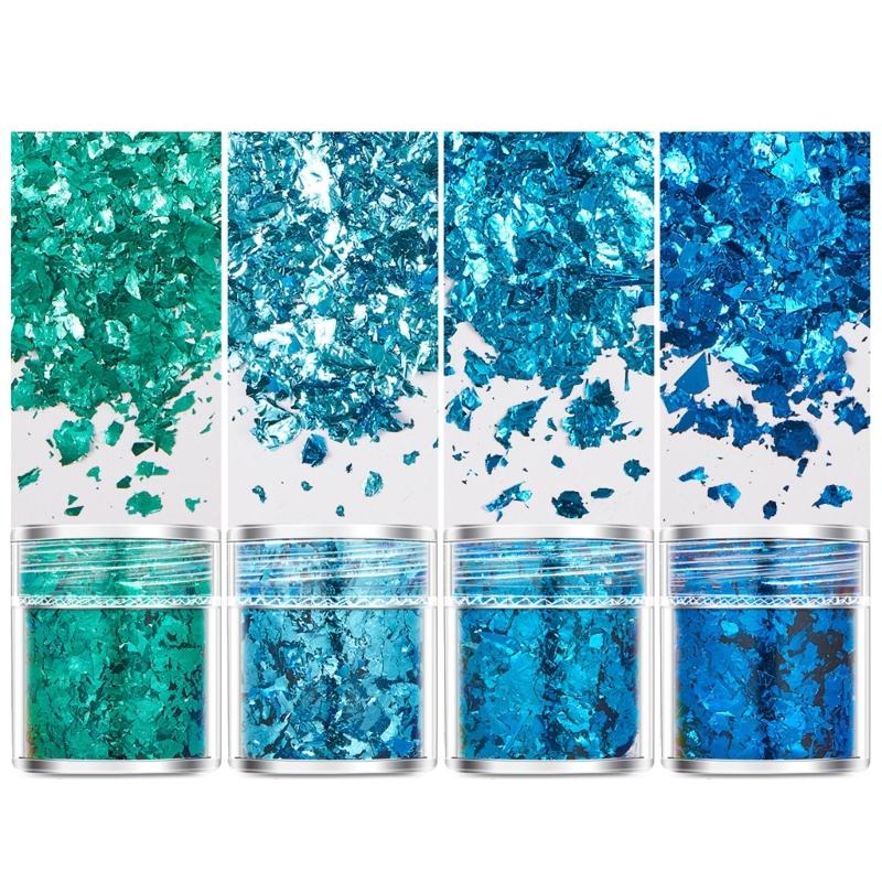 Shimmering Gold Flakes for Handmade Jewelry Gold Leaf Flakes Gleaming Gold Flakes for Stunning Resin Art and Craft