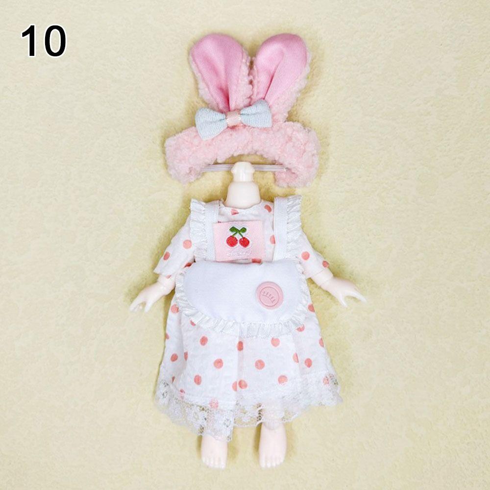 Fashion High-end Dress Up Children DIY Girls T-shirt Pants Doll Skirt  16~17cm Doll/1/8 BJD Doll