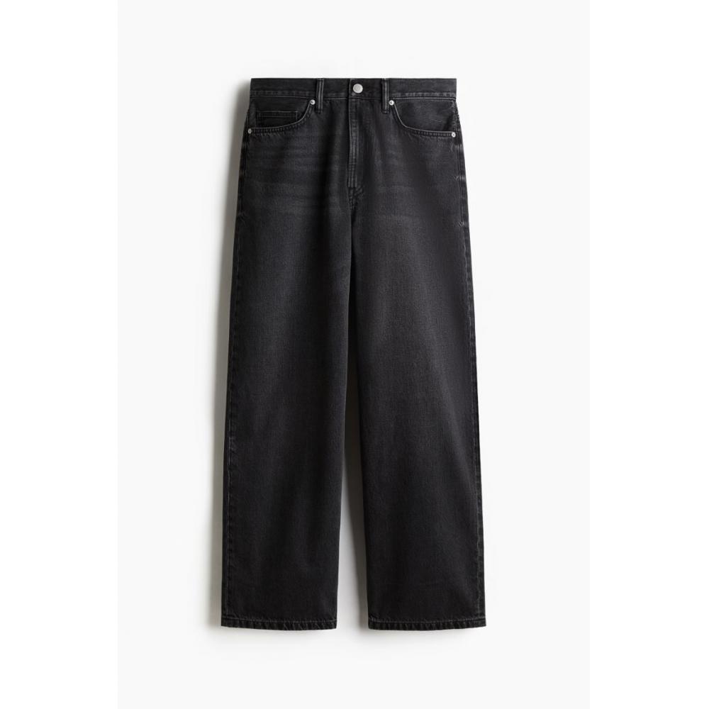 H M Baggy Jeans Black