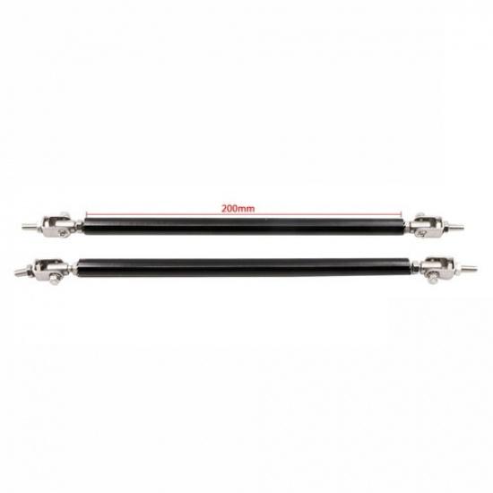 2Pcs Adjustable Support Rods Stainless Steel for Car Front Lip Splitter 20cm