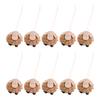 Set of 10 Soft Felt Sheep Christmas Tree Decorations Felt Sheep Hanging for Christmas Tree Ornamentation and Gifts