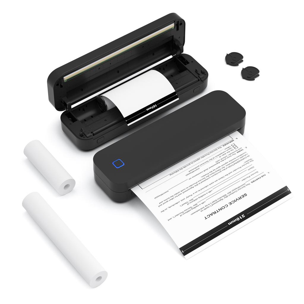 A4 Portable Thermal Transfer Printer Wireless Tattoo Transfer Printer Use with Mobile  Laptop 56mm 77mm 107mm 210mm