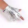 Coole PU-Fahrhandschuhe Punk-Performance-Handschuhe Modische fingerlose Fäustlinge Party