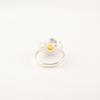 Natural Yellow Cat's Eye Gemstone 925 Sterling Silver Handmade Jewelry Ring Gift RR-48-38