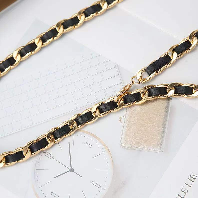 European and American Metal Chain Waist Chain Women's Skirt with Fashionable Decorative Chain Waist Decoration Versatile Ins Trendy Belt