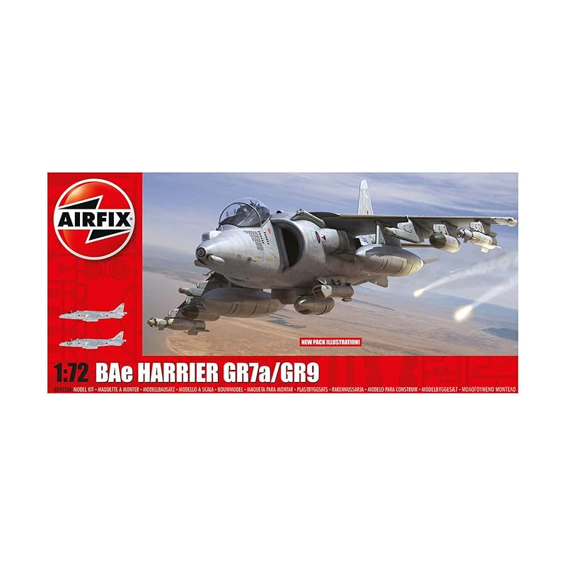 

airfix 1/72 british air force BAe harrier GR7a/GR9 plastic model X-4050A